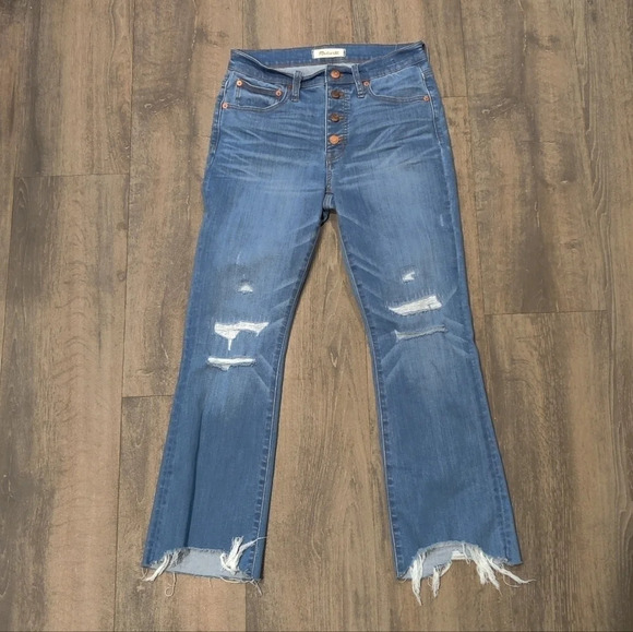 Madewell Cali Demi Distressed Boot Jean - Picture 3 of 7